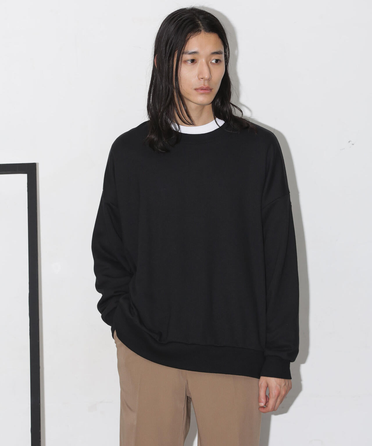 ビックシルエットクルーネックスウェット